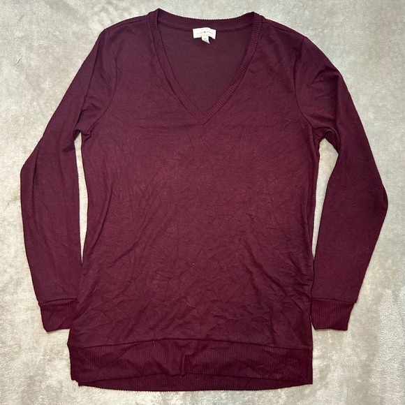 Lucky Brand Sweaters - Lucky Brand Sweater Women Sz S Purple V-Neck Lightweight Casual Academia Preppy
